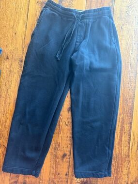 Hollister Black Fleece Jogger Pants